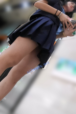 『D·D』-110-猫耳陪玩小姐姐，深蓝JK，白色内内