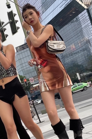 MG004【芒果CD】吊带美女连衣裙性感NN